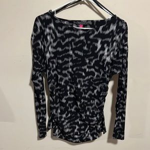 Long sleeve, stretch dress top